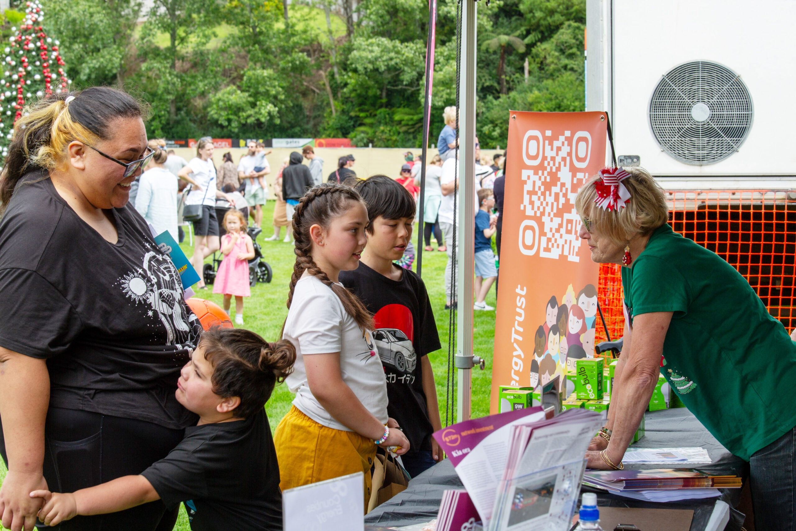 Christine Rupp at Christmas on the Green - Counties Energy Trust
