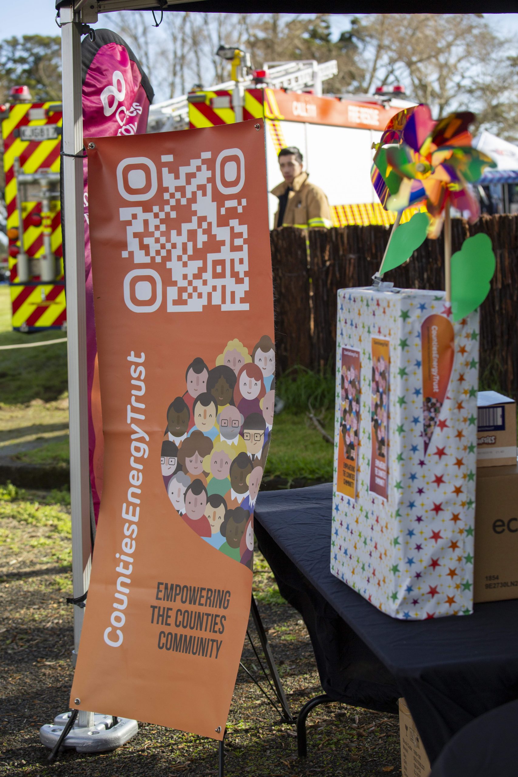 Counties Energy Whanau day Alan Eyes at Christmas on the Green - Counties Energy Trust